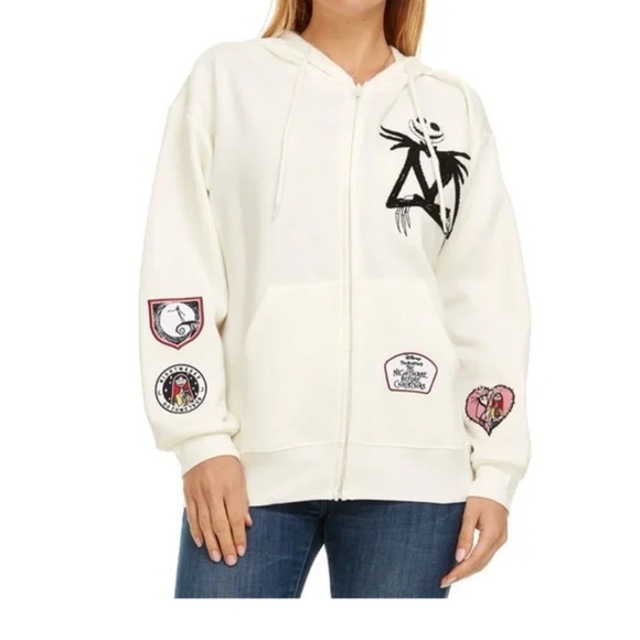 Disney Women's Nightmare
Before Christmas Full Zip Hoodie NWT - Picture 2 of 3